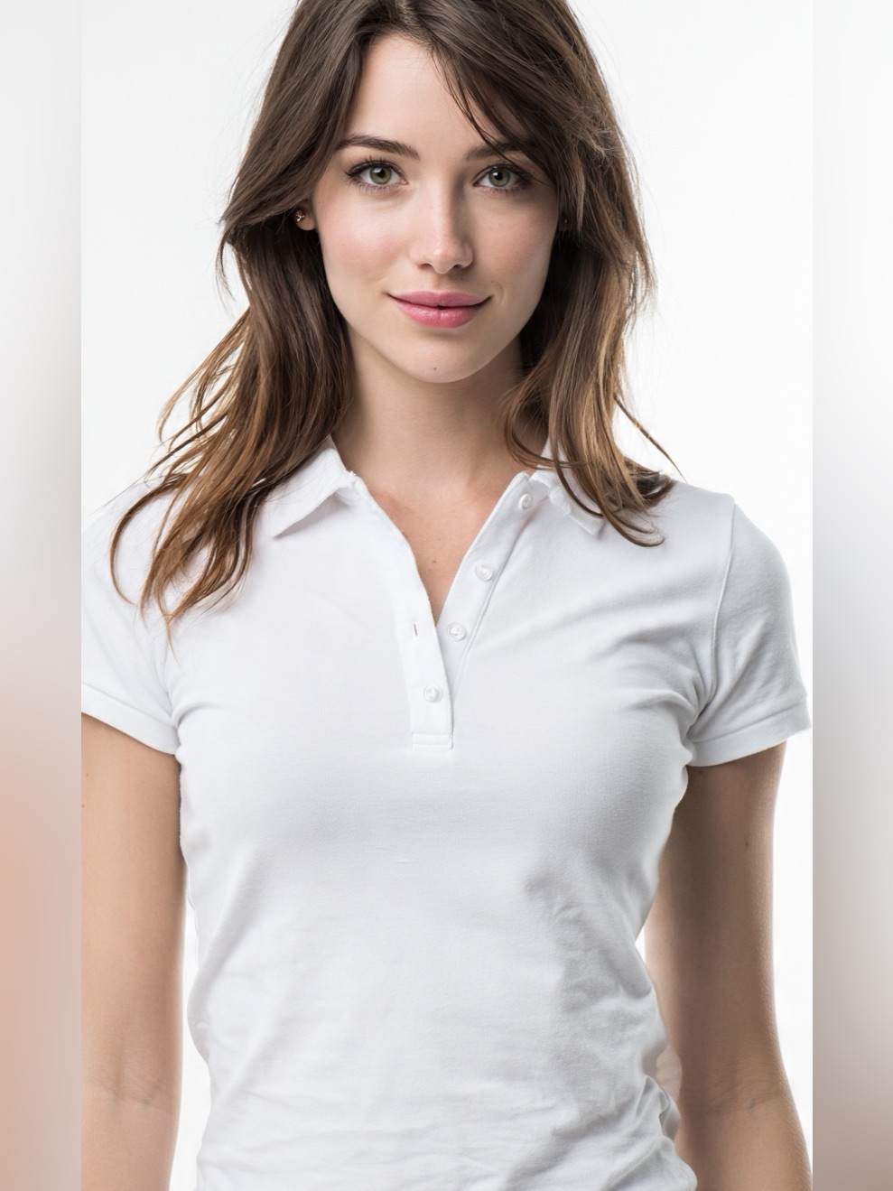 Vintage Banana Republic Crisp White Button-Down Polo Top Sz L